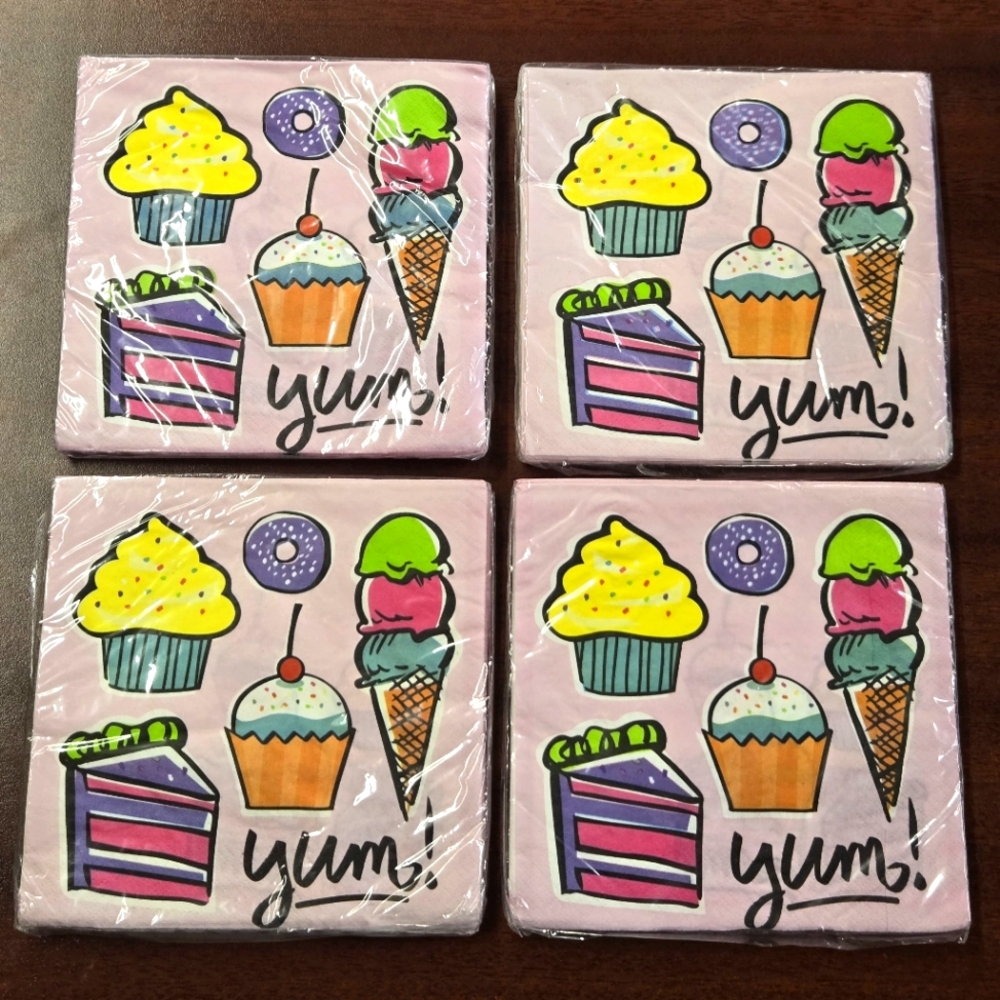 Party Napkins 🧁🍰🍦🍩